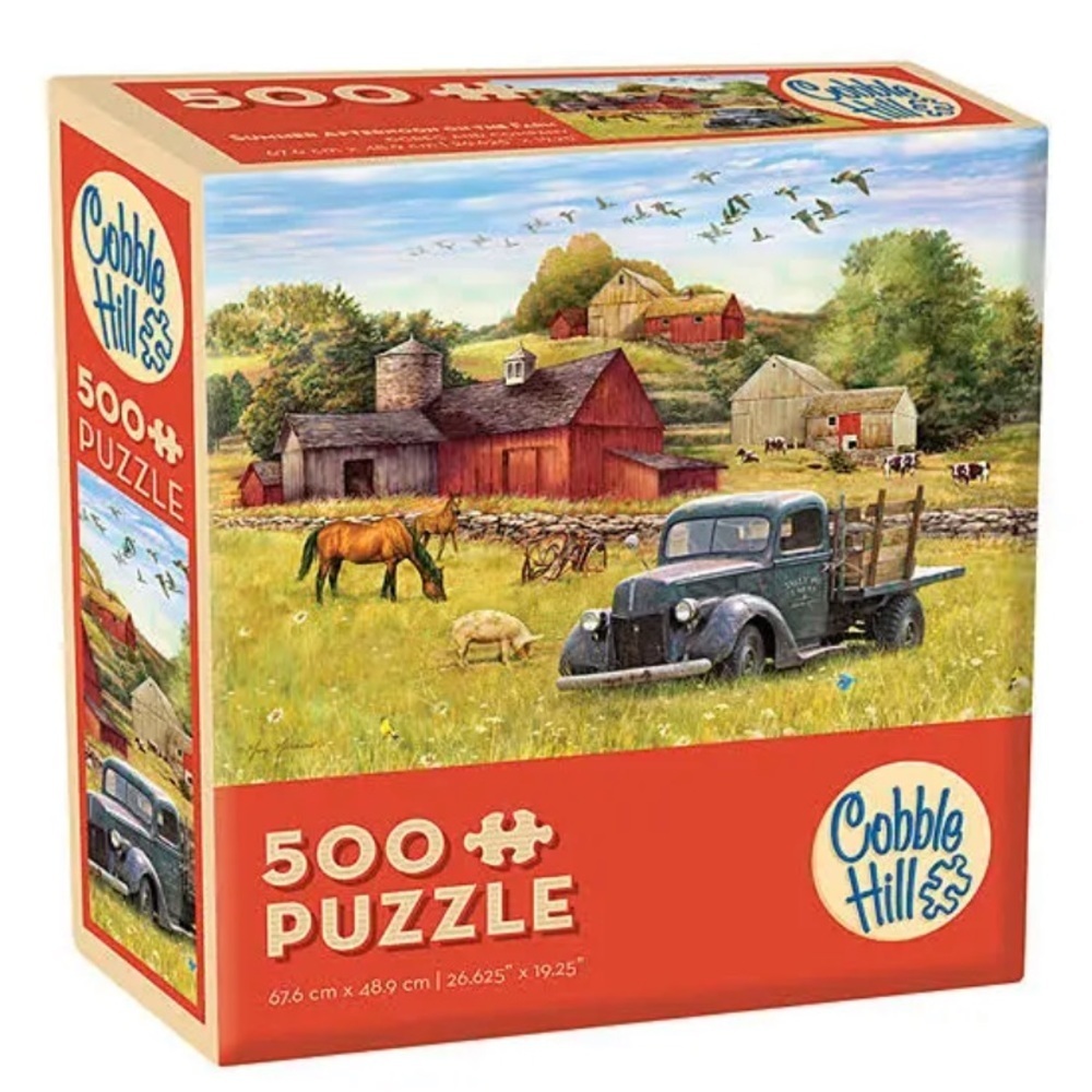 Cobble Hill Summer on the Farm 500 piece puzzle